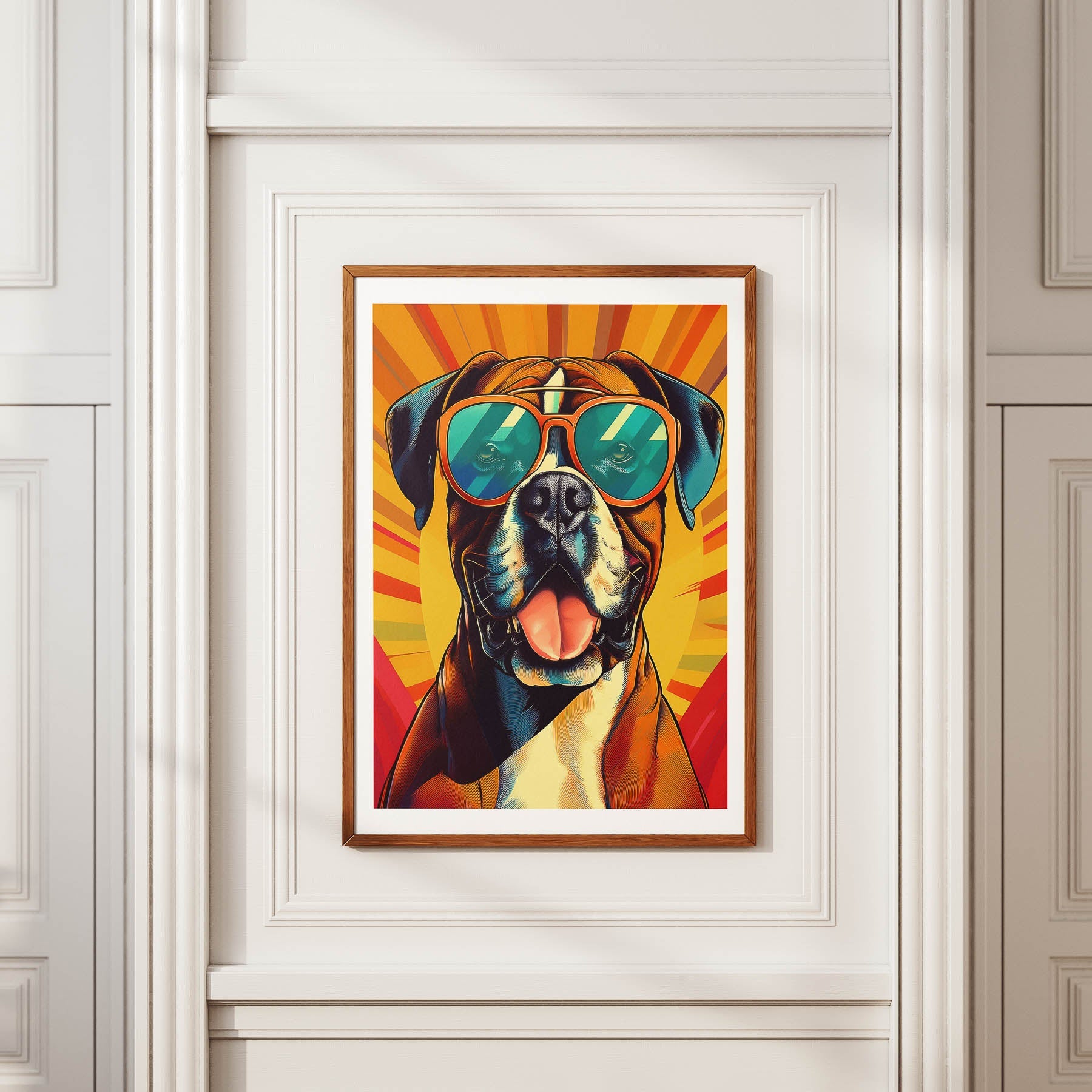 Boxer In Colourful Sunnies 1 image 2