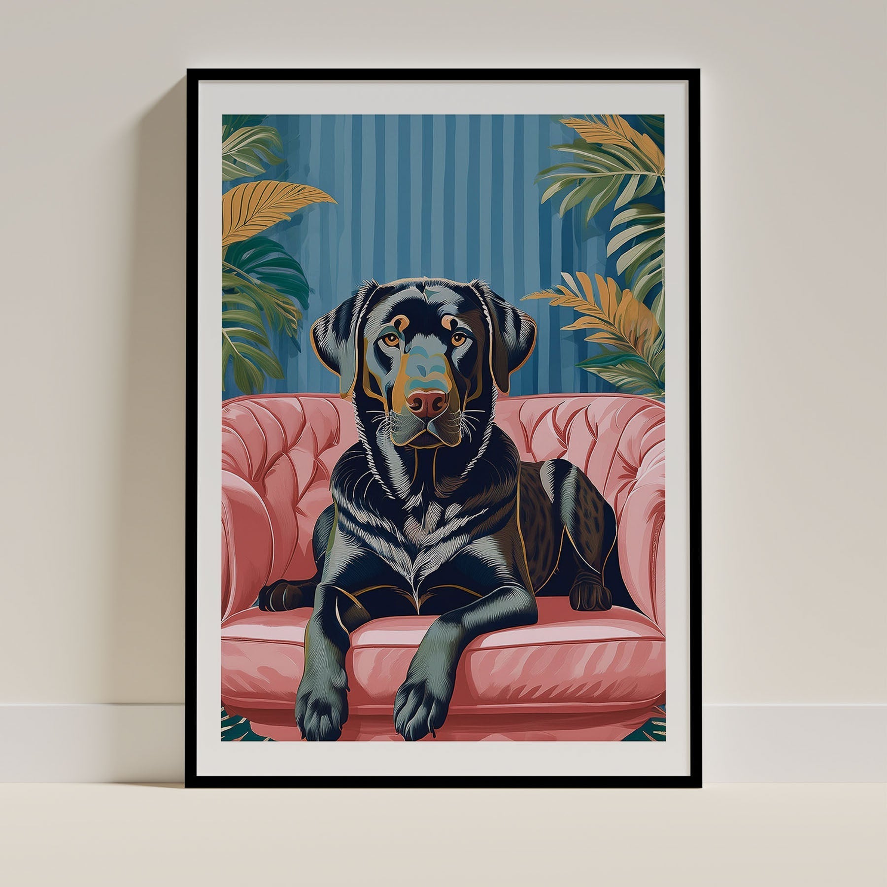 Labrador Retriever Dog Art Print Unframed Vol 2 | 11 Unique Designs | Wall Art Gift for Dog Lovers - Image 10 | Dogsy & Co