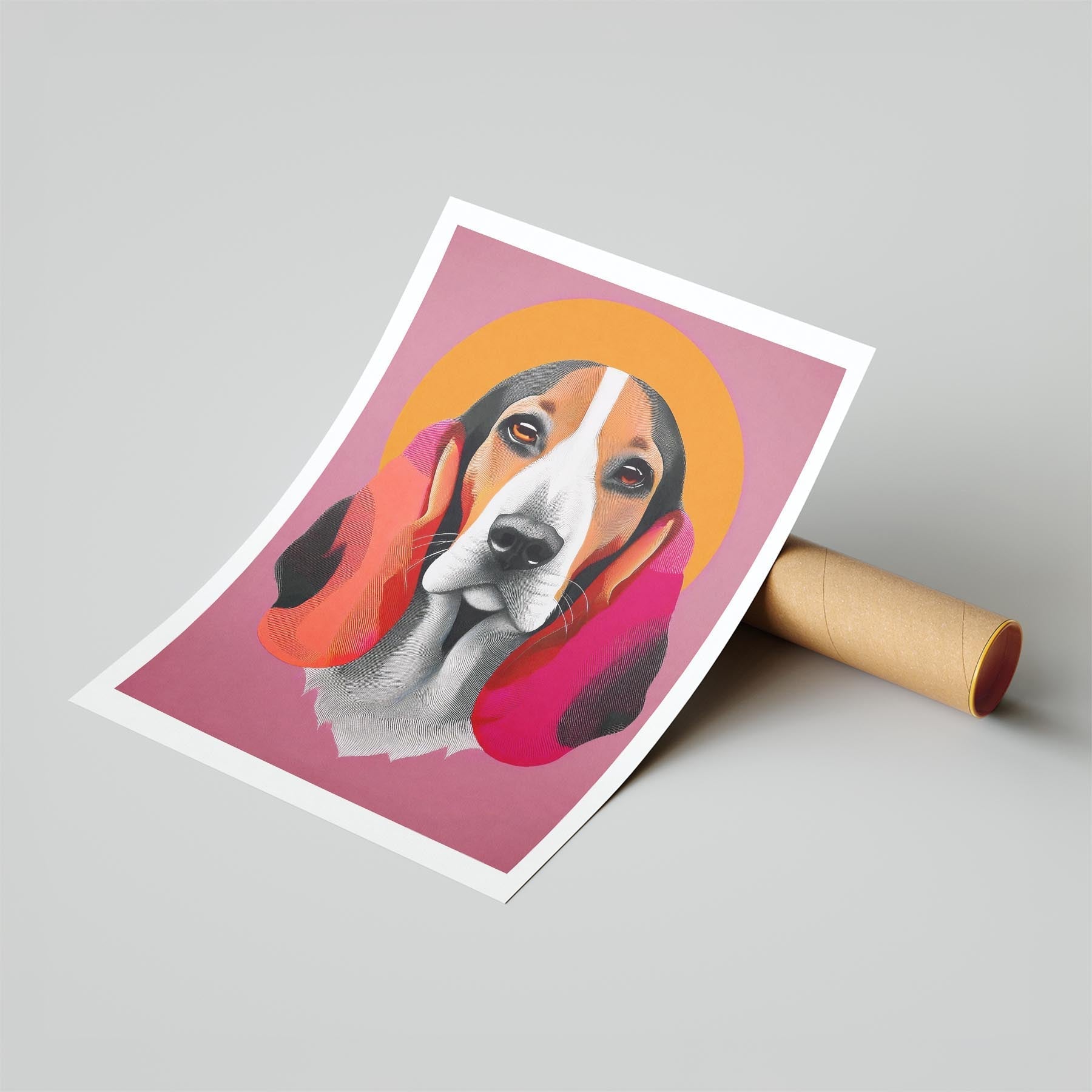 Basset Hound Modern Pop Dog Series image 6