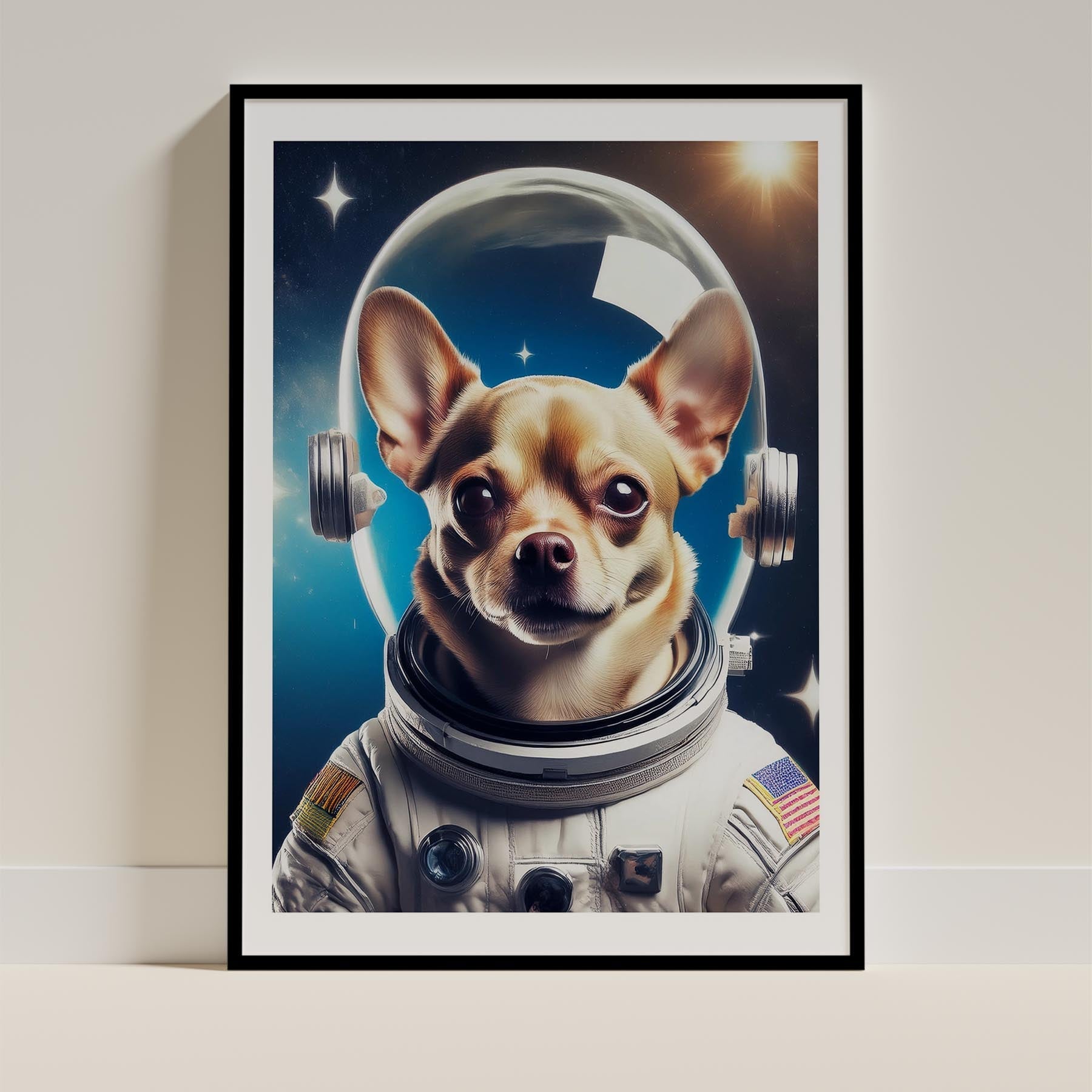 Chihuahua Astronaut Dog Series image 11