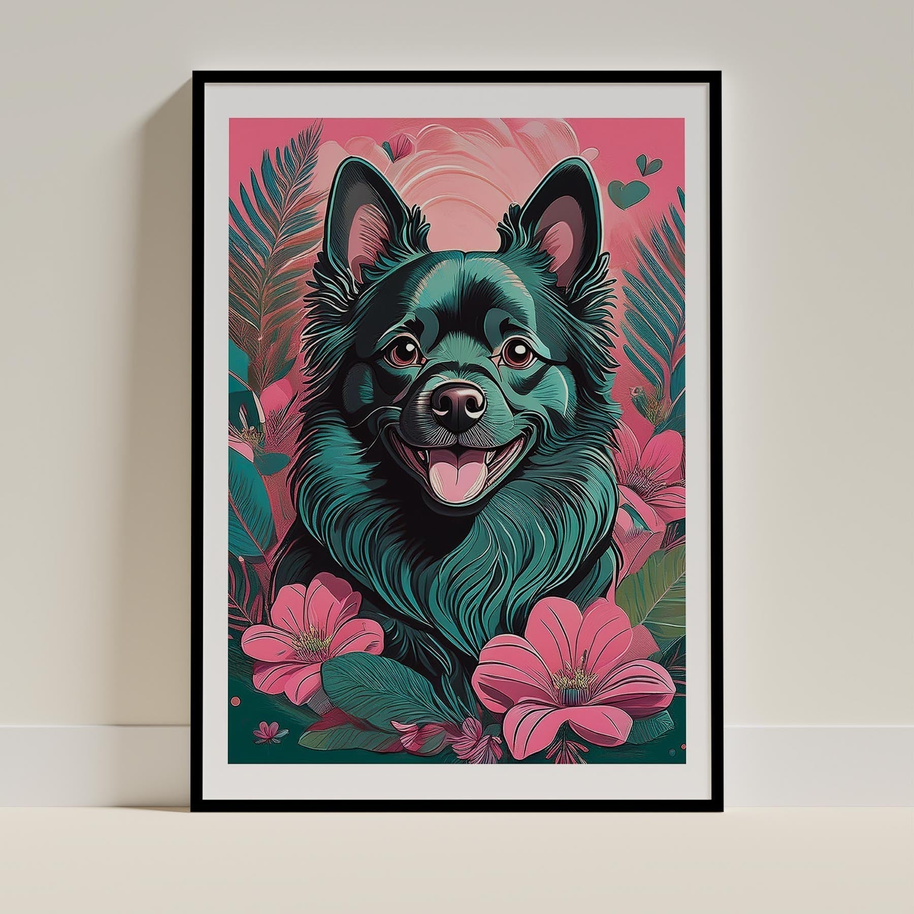 German Spitz Dog Art Print Unframed Vol 2 | 5 Unique Designs | Wall Art Gift for Dog Lovers - Image 4 | Dogsy & Co