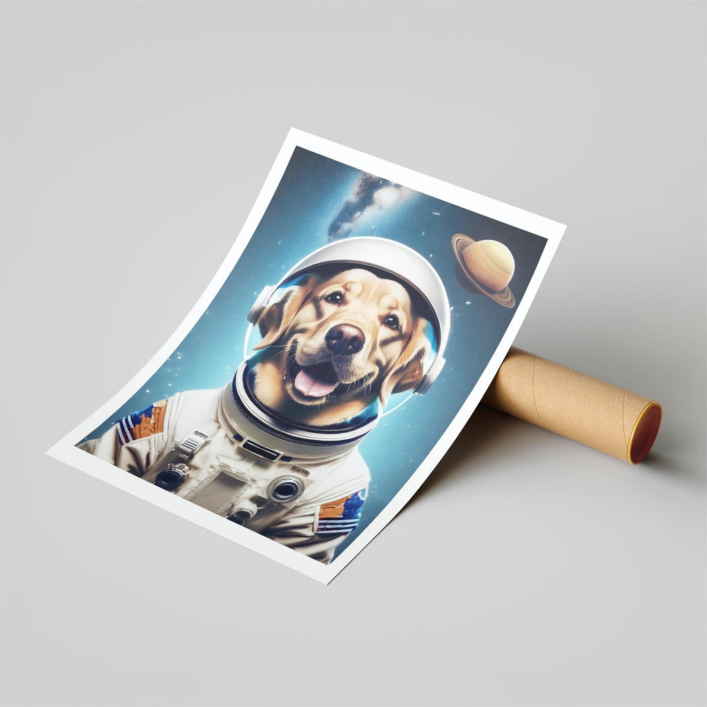 Golden Retriever Astronaut Dog Series image 6