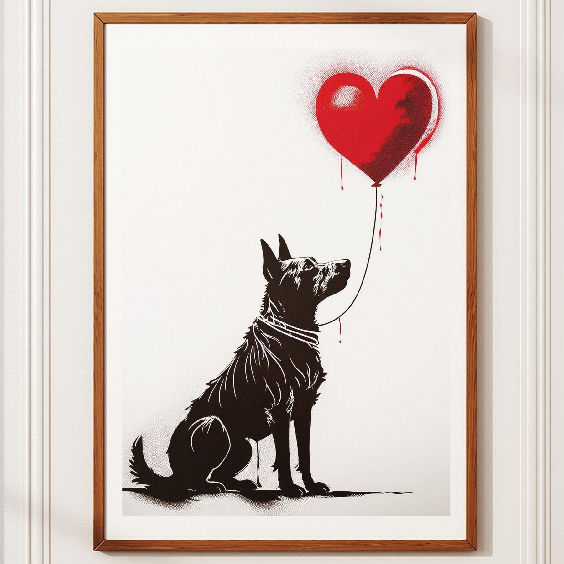 Cattle Dog DOGSY Series inspired by the Art of Banksy image 10