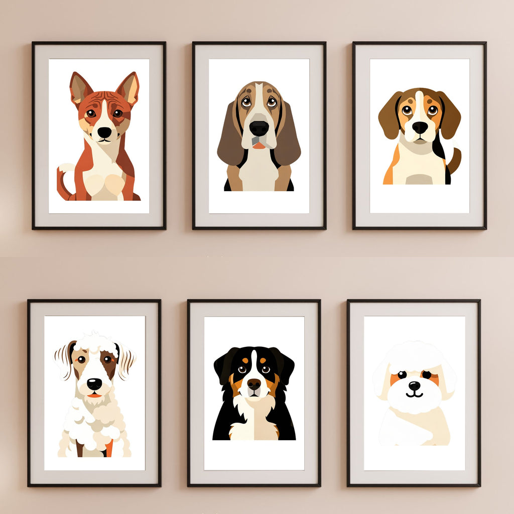 Bold Block Art Print - Framed Nursery Mockup