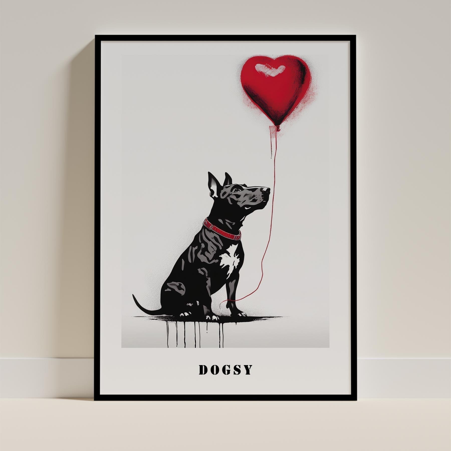 Bull Terrier Dog Art Print Unframed Vol 2 | 11 Unique Designs | Wall Art Gift for Dog Lovers - Image 4 | Dogsy & Co