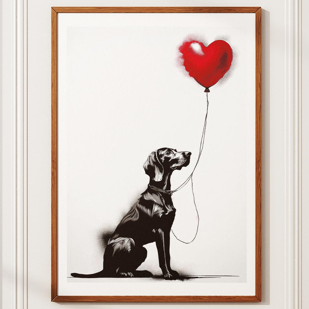 Hungarian Vizsla DOGSY Series inspired by the Art of Banksy image 10