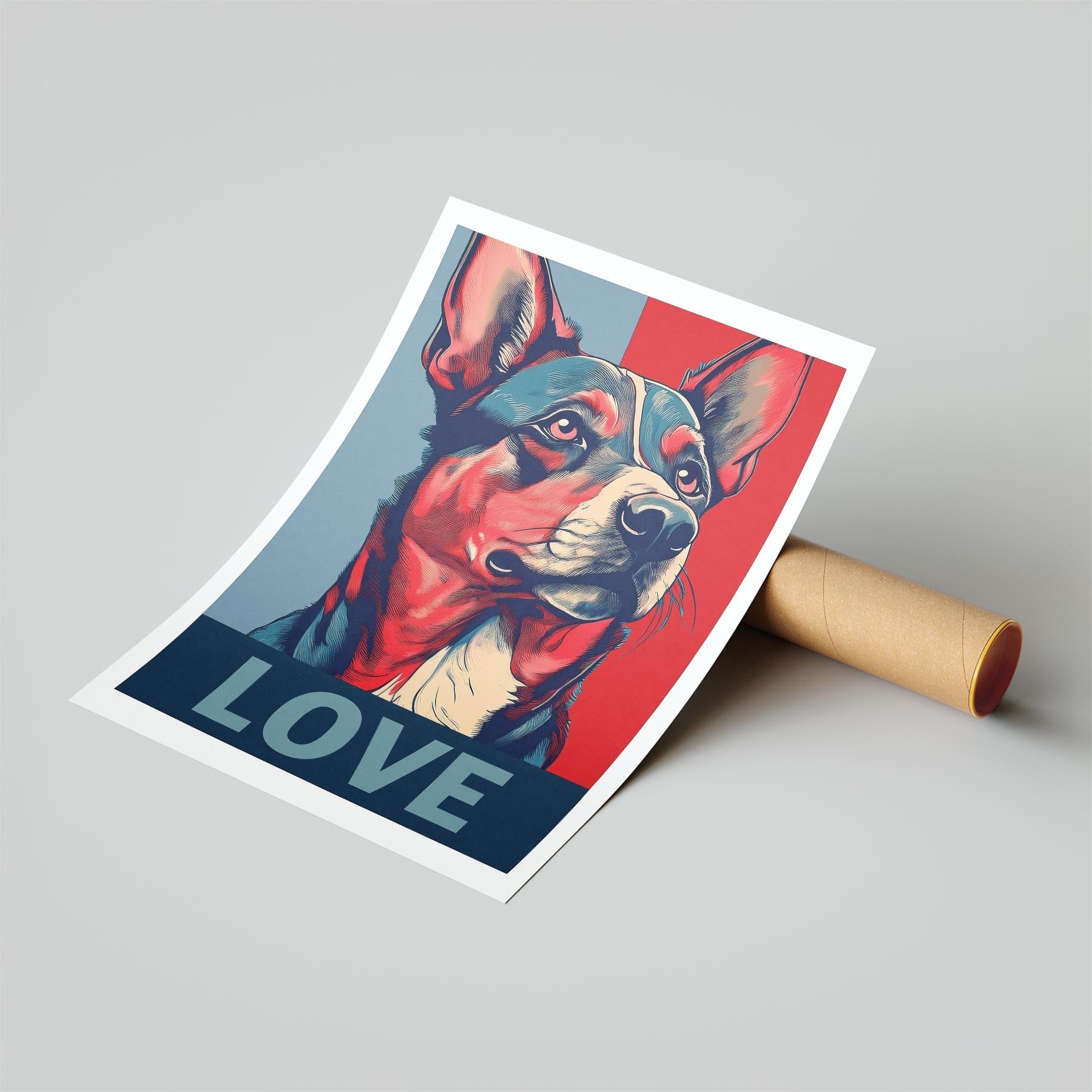 Kelpie LOVE Series Inspired by the Obama Poster image 6