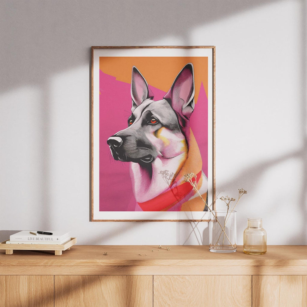 German Shepherd Modern Pop Dog Series image 8