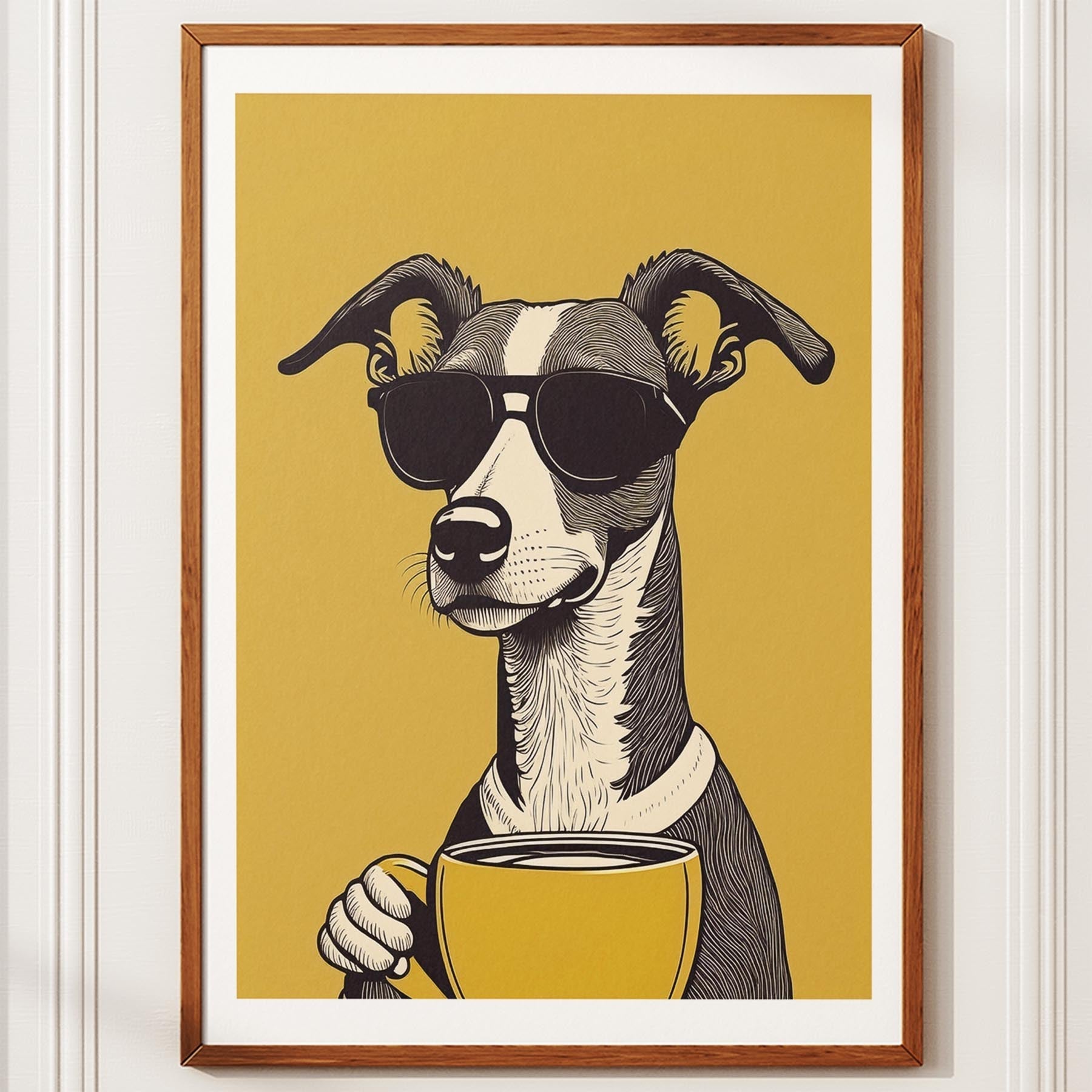 Whippet Chillin Coffee Dog image 11