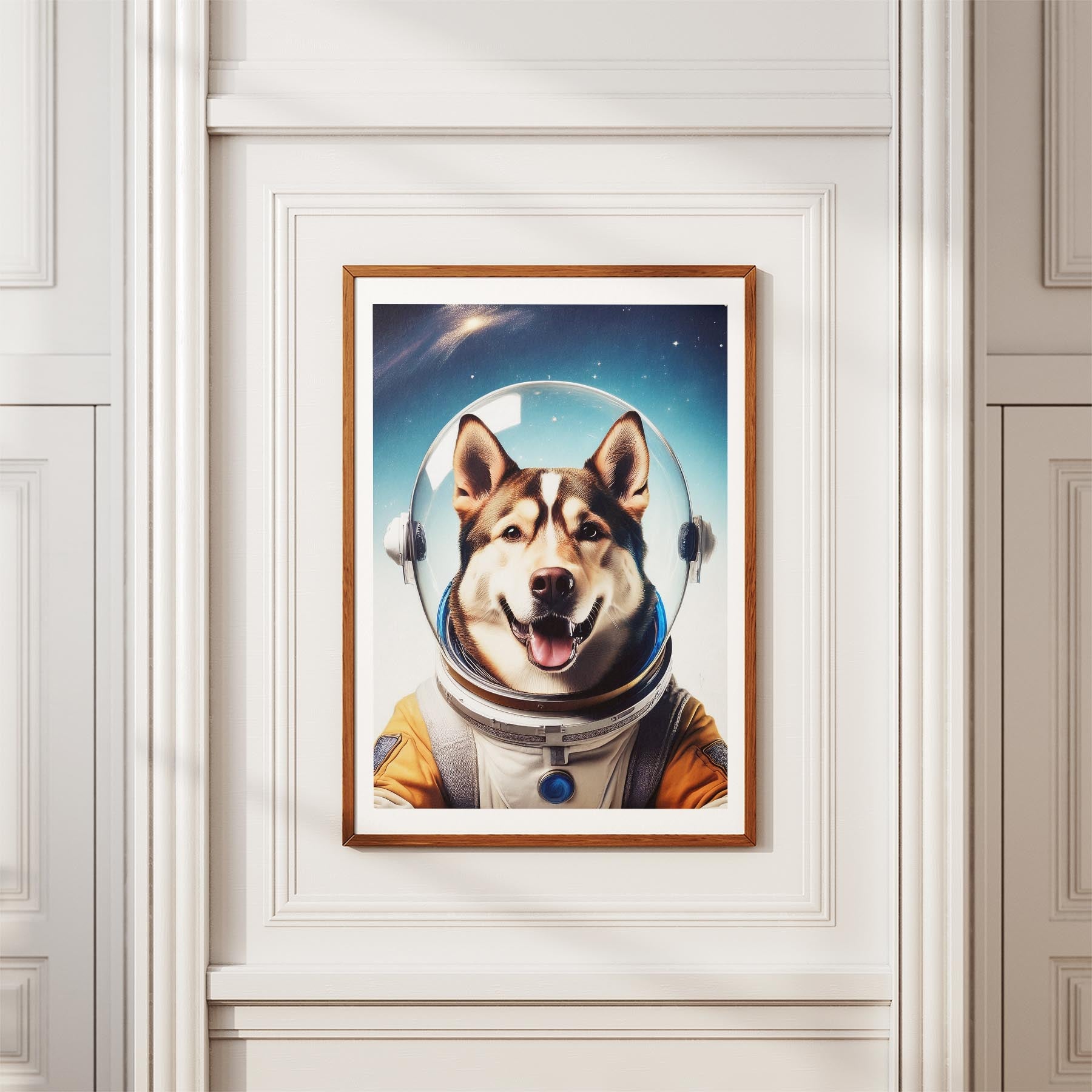 Siberian Husky Astronaut Dog Series image 3