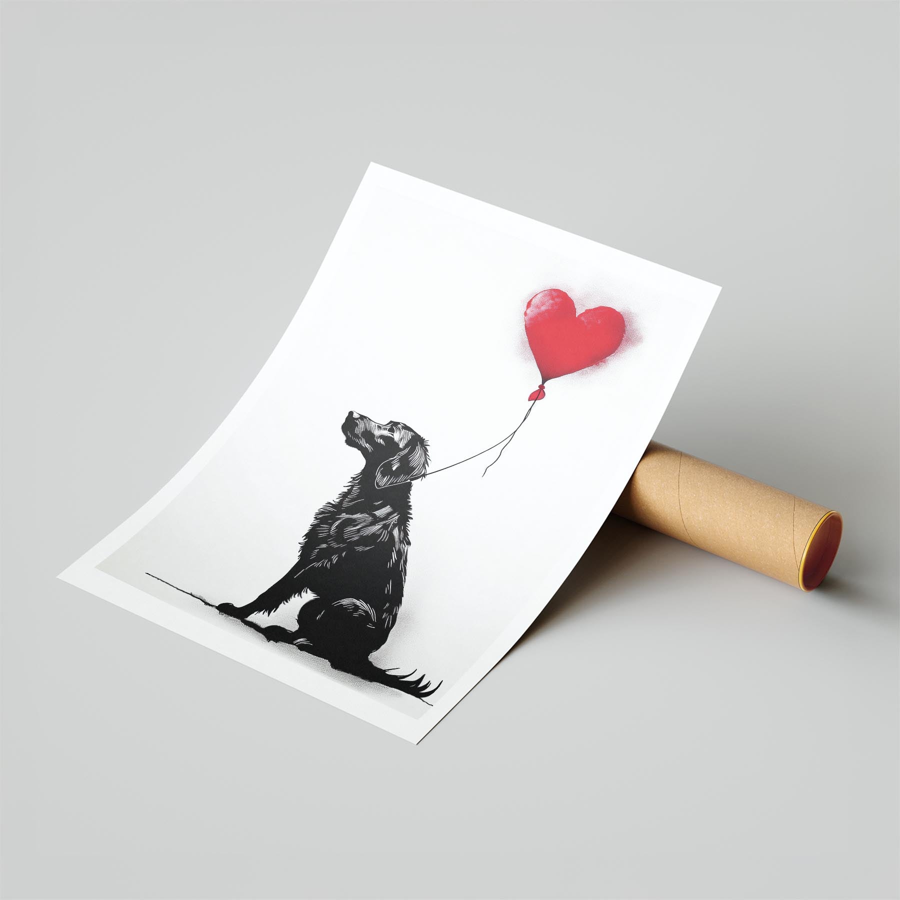 Deerhound LOVE Series Inspired by the Obama Poster image 0