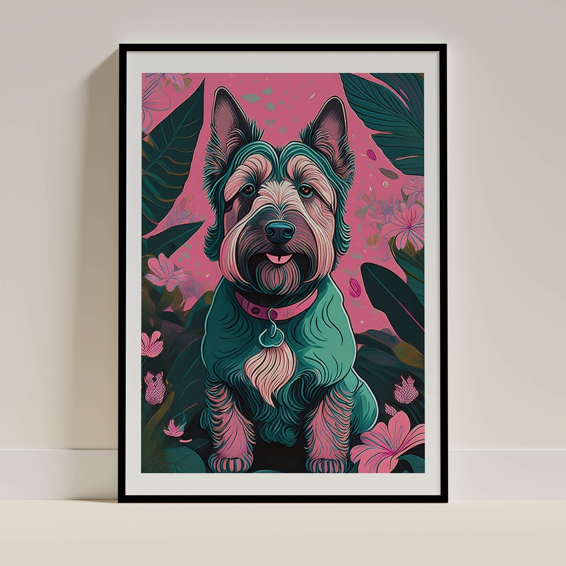 Irish Terrier Dog Art Print Unframed Vol 2 | 5 Unique Designs | Wall Art Gift for Dog Lovers - Image 3 | Dogsy & Co
