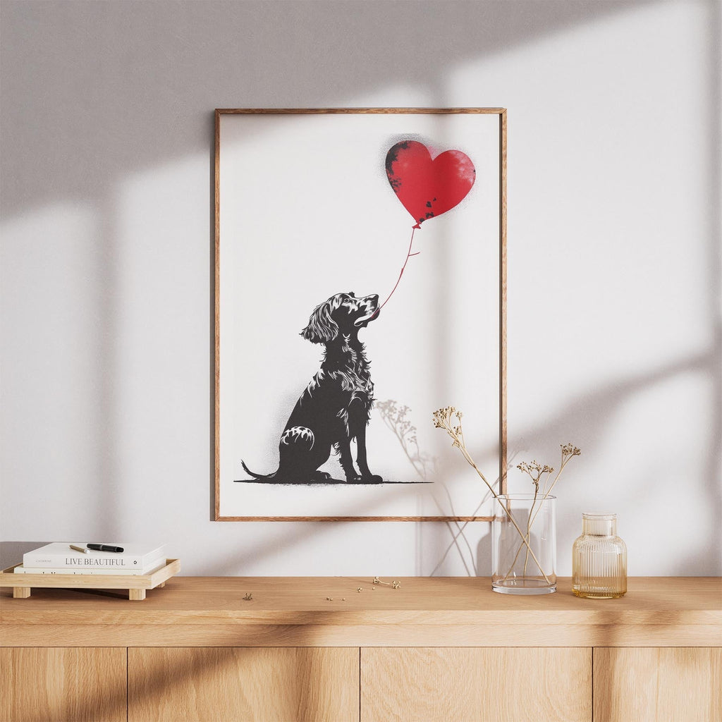 English Setter DOGSY Series inspired by the Art of Banksy image 8