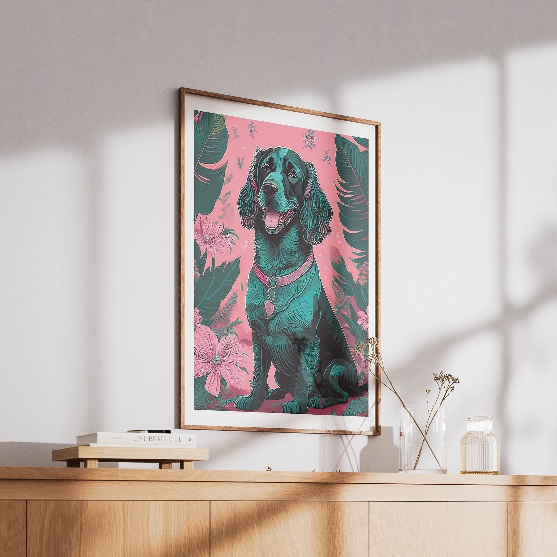 Irish Setter Flowery Dog image 6