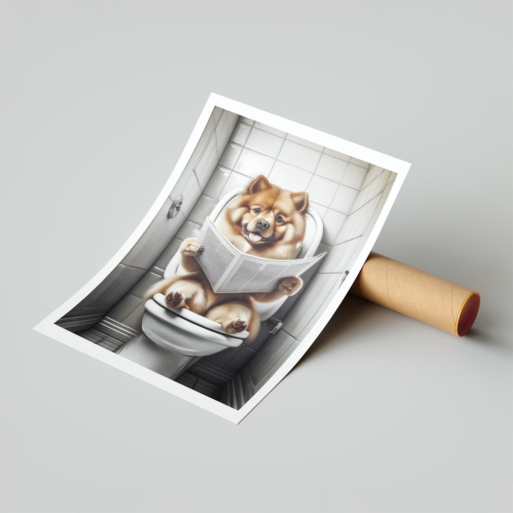 Chow Chow Toilet Humour Dog Series image 6