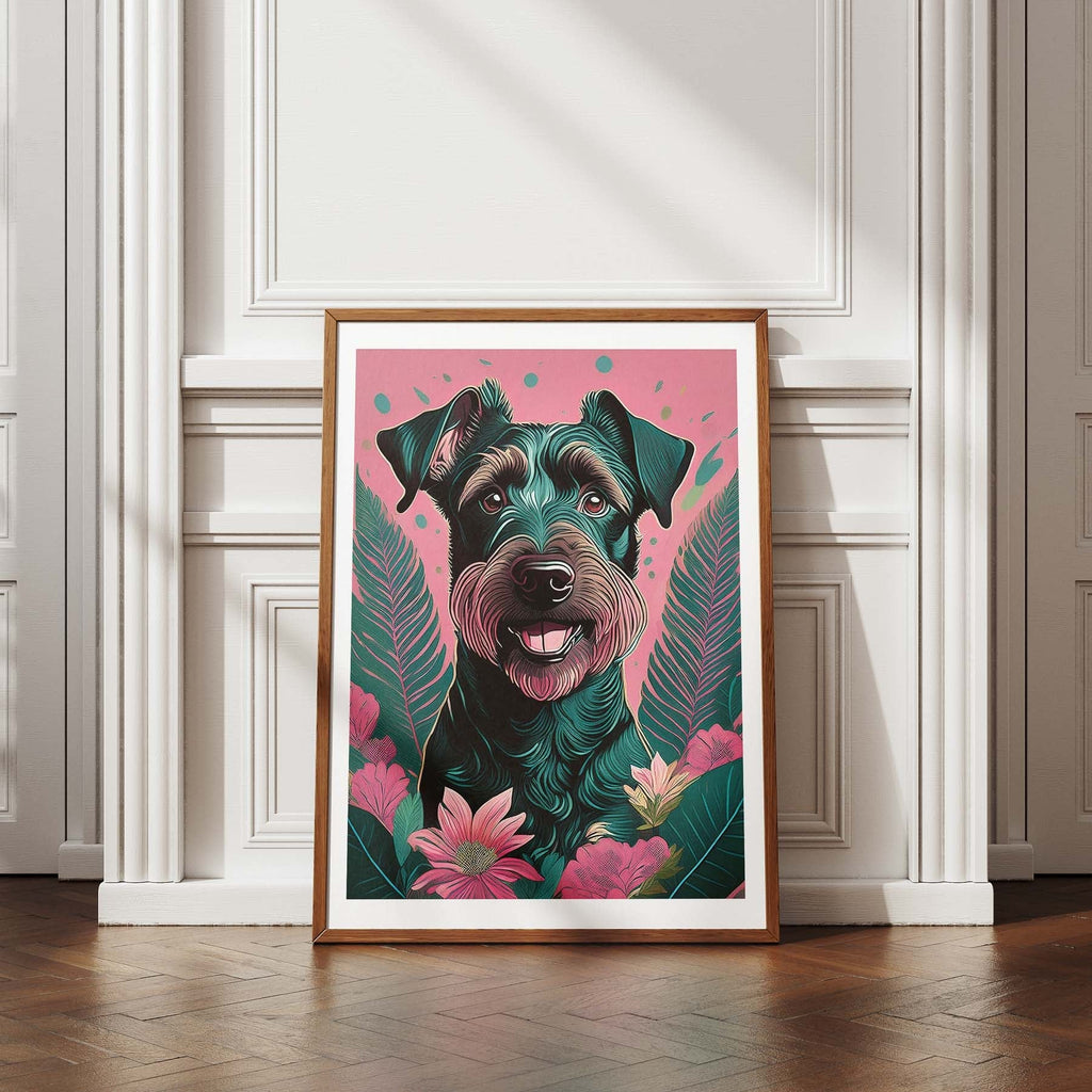 Irish Terrier Flowery Dog image 4