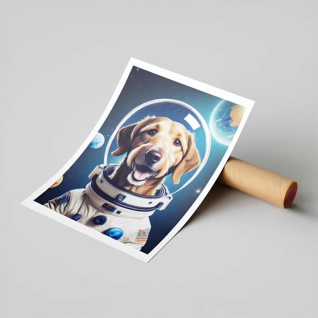 Irish Wolfhound Astronaut Dog Series image 6