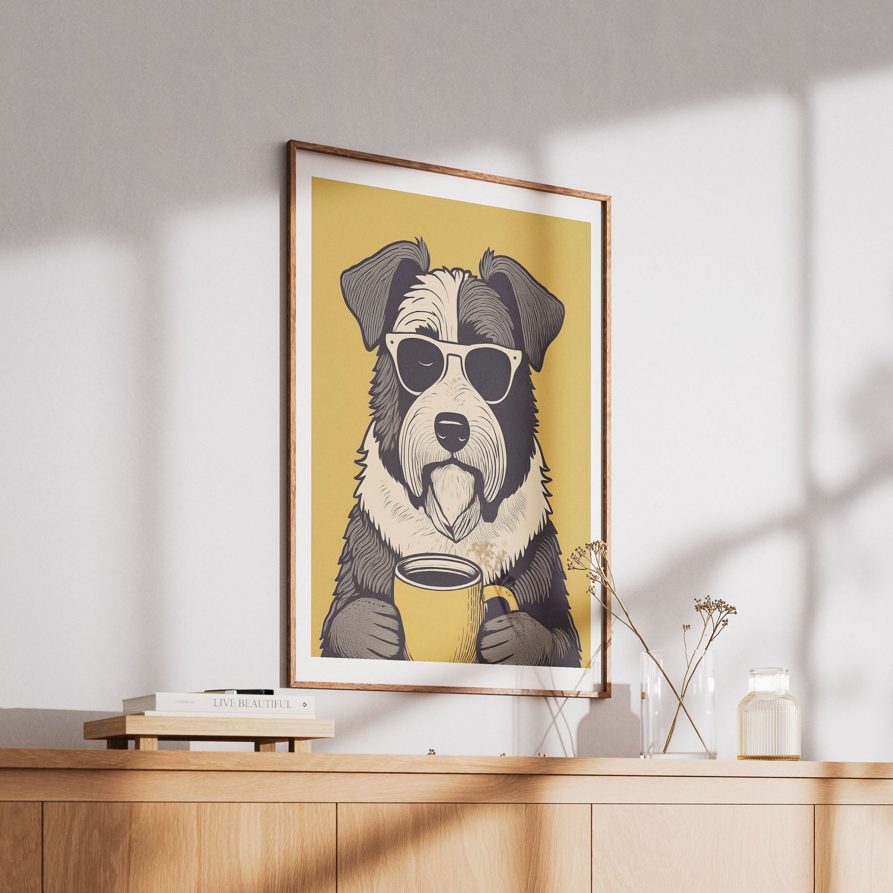 Old English Sheepdog Chillin Coffee Dog image 6