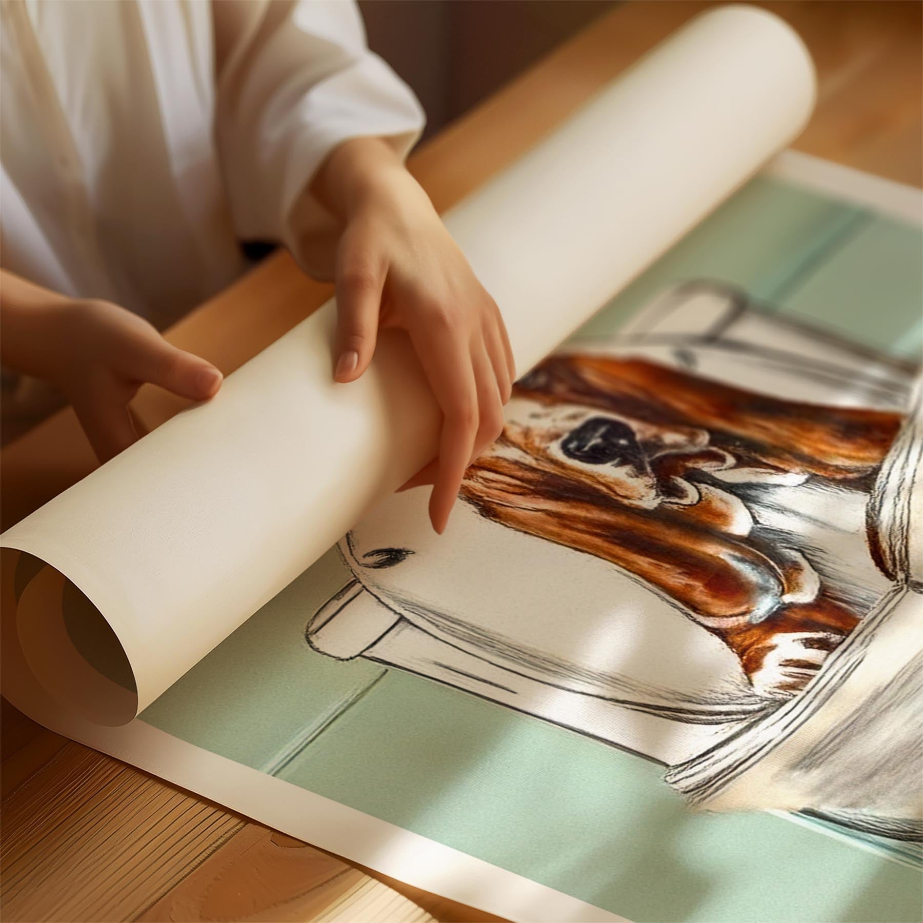 Beagle Toilet Humour Dog Series 3 image 1