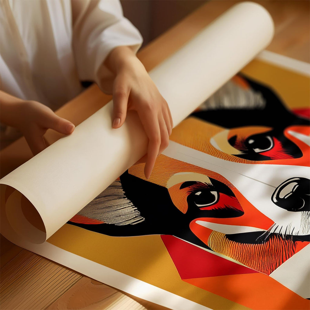 Corgi Geometric Orange Series image 1