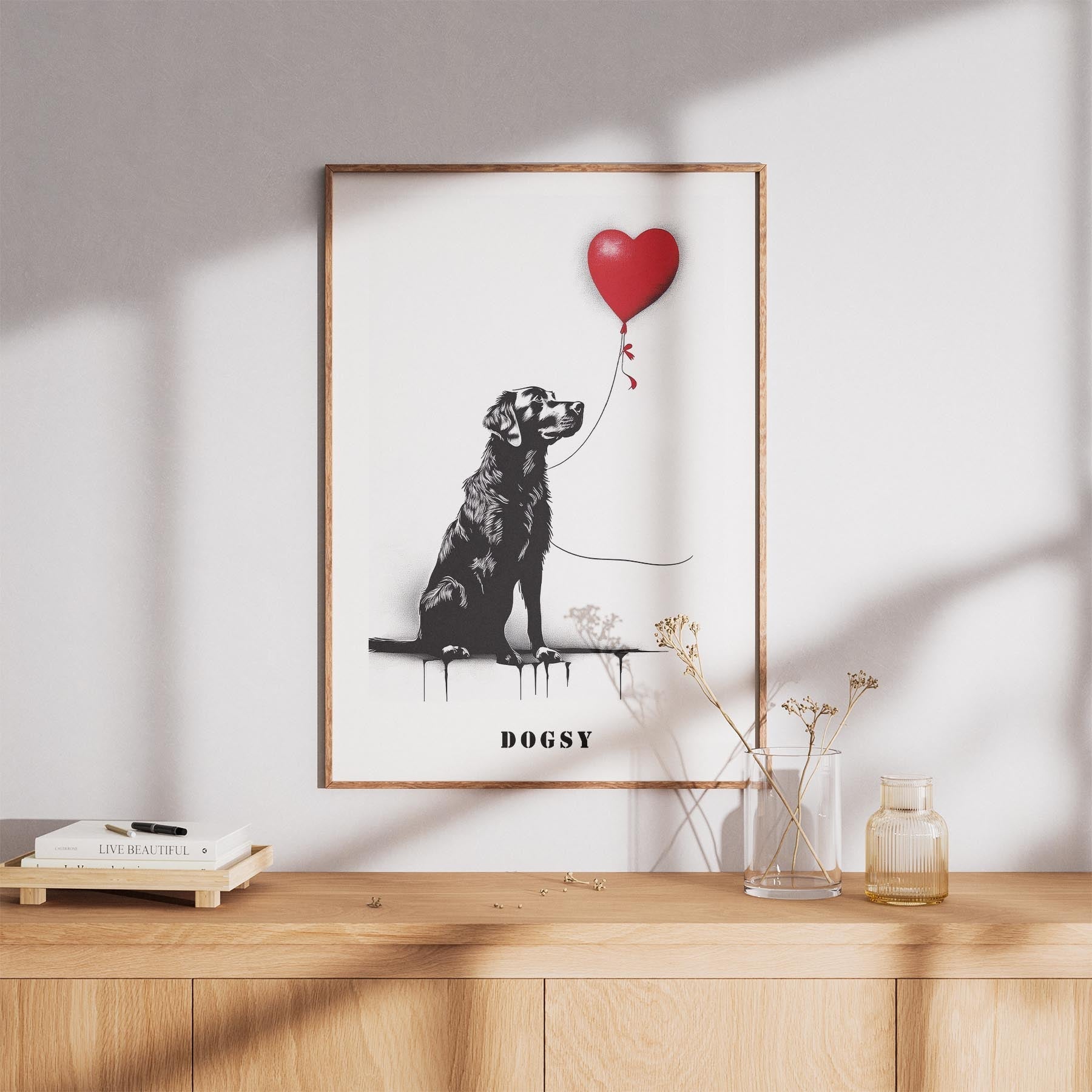 Murray River Retriever DOGSY Series inspired by the Art of Banksy with text Dogs image 8