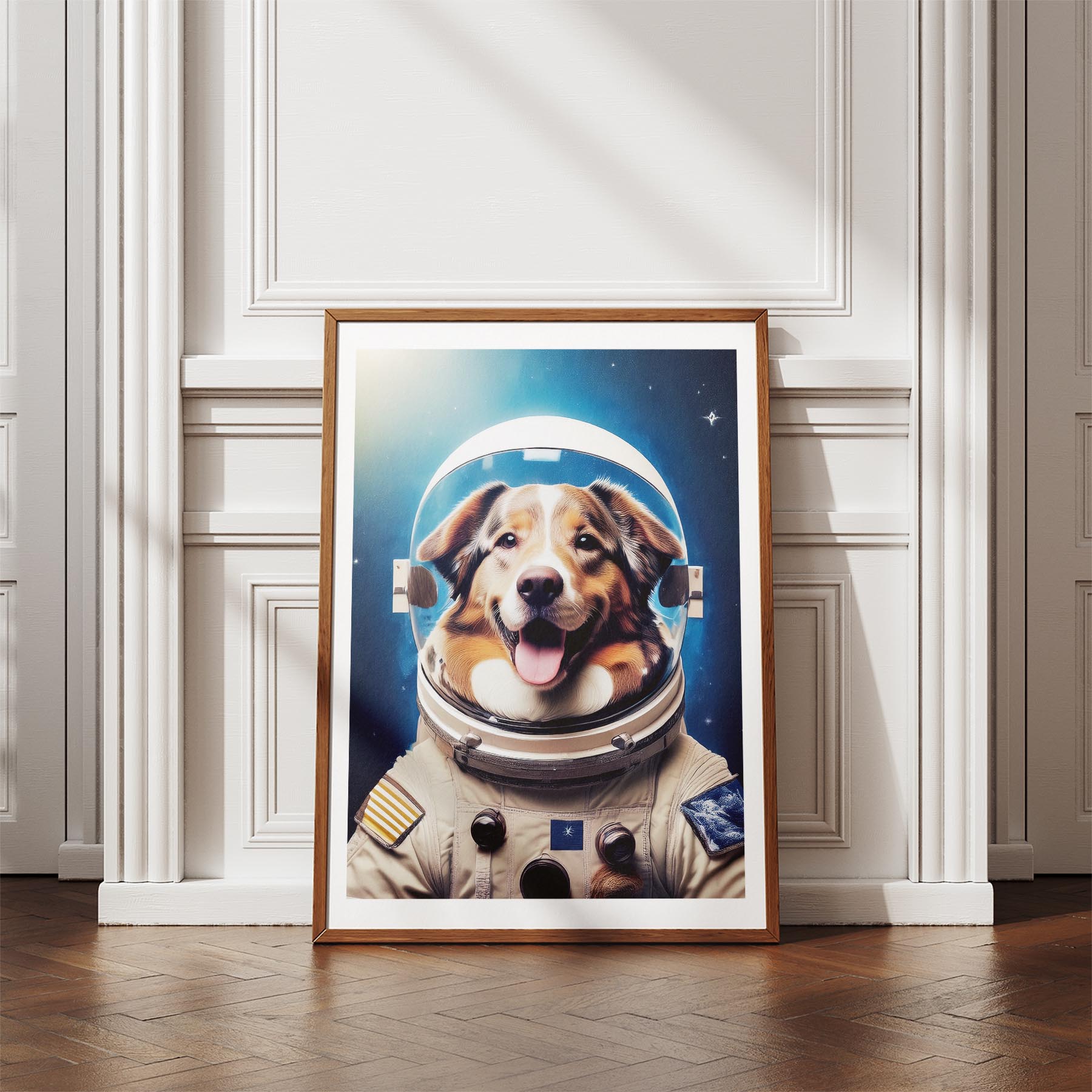 Australian Shepherd Astronaut Dog Series image 4