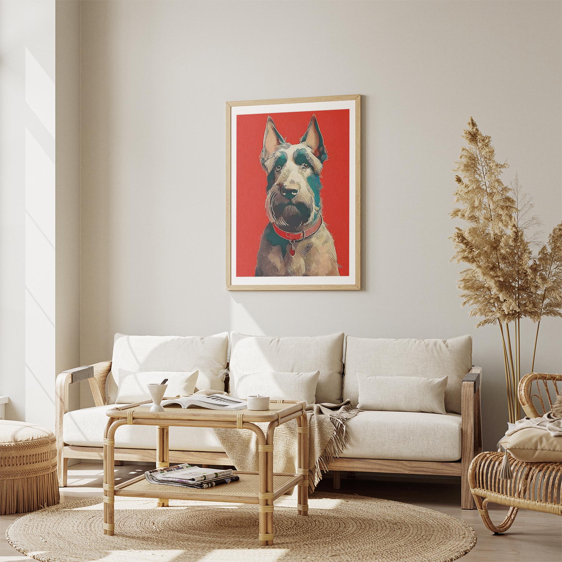 Black Russian Terrier Red Dog Series image 2