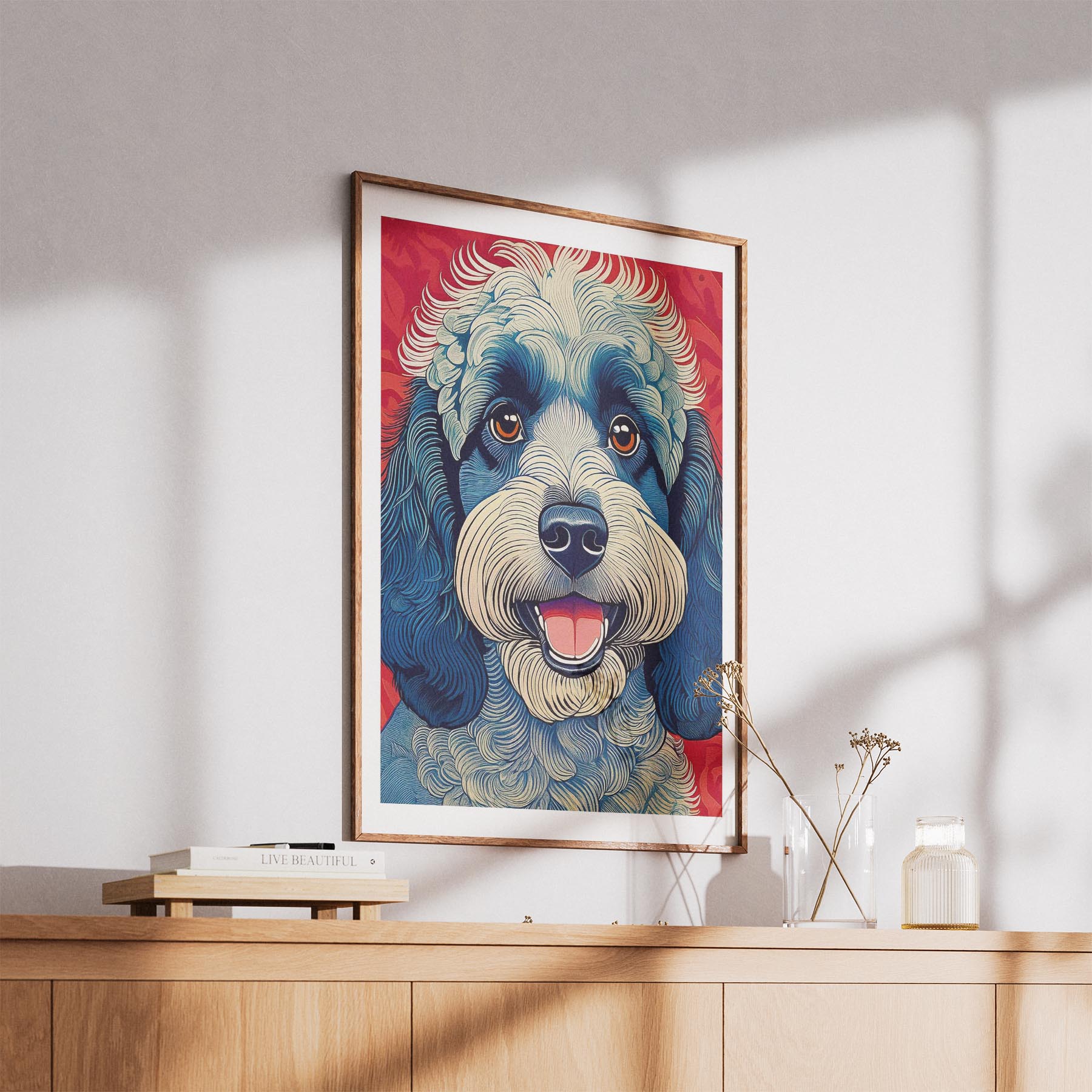 Cavoodle Hokusai Japanese Inspired Dog Series 2 image 5