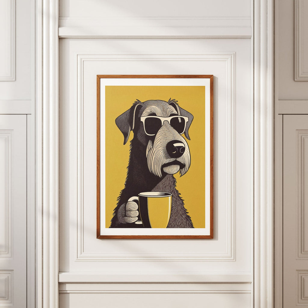 Wolfhound Chillin Coffee Dog image 2