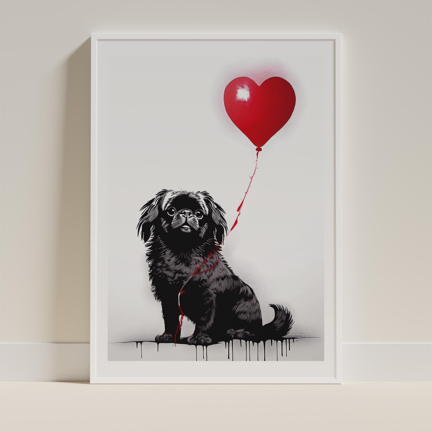 Pekingese DOGSY Series inspired by the Art of Banksy image 9