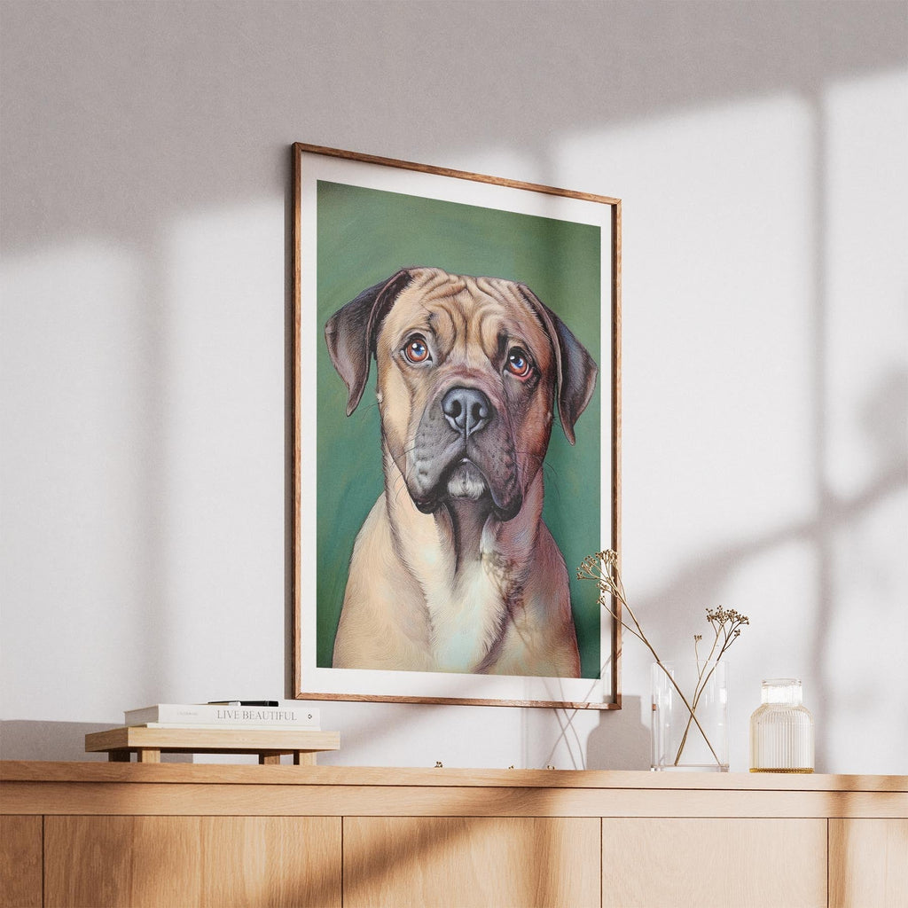 Dogue de Bordeaux Green Painted Series image 5