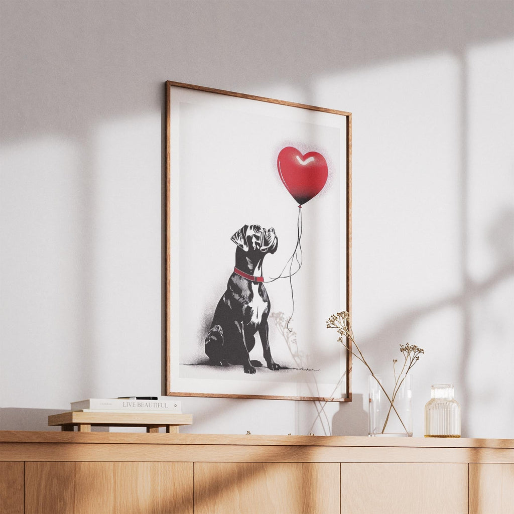 Boxer DOGSY Series inspired by the Art of Banksy image 5