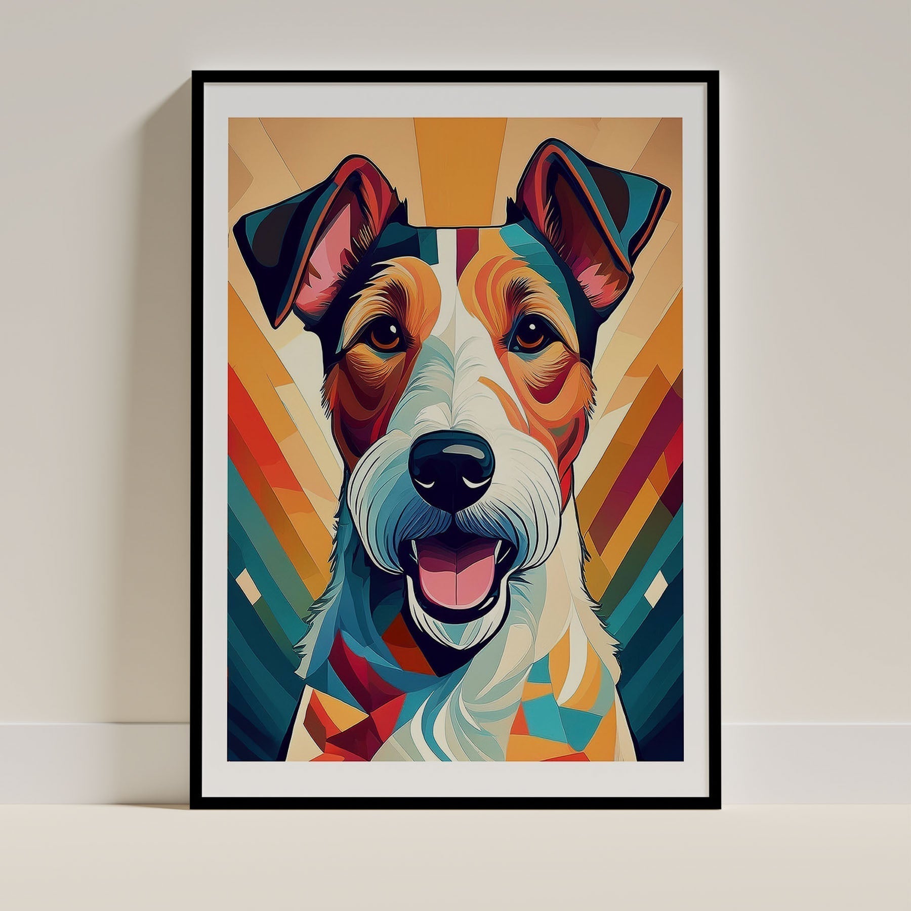 Fox Terrier Dog Art Print Unframed Vol 2 | 10 Unique Designs | Wall Art Gift for Dog Lovers - Image 9 | Dogsy & Co