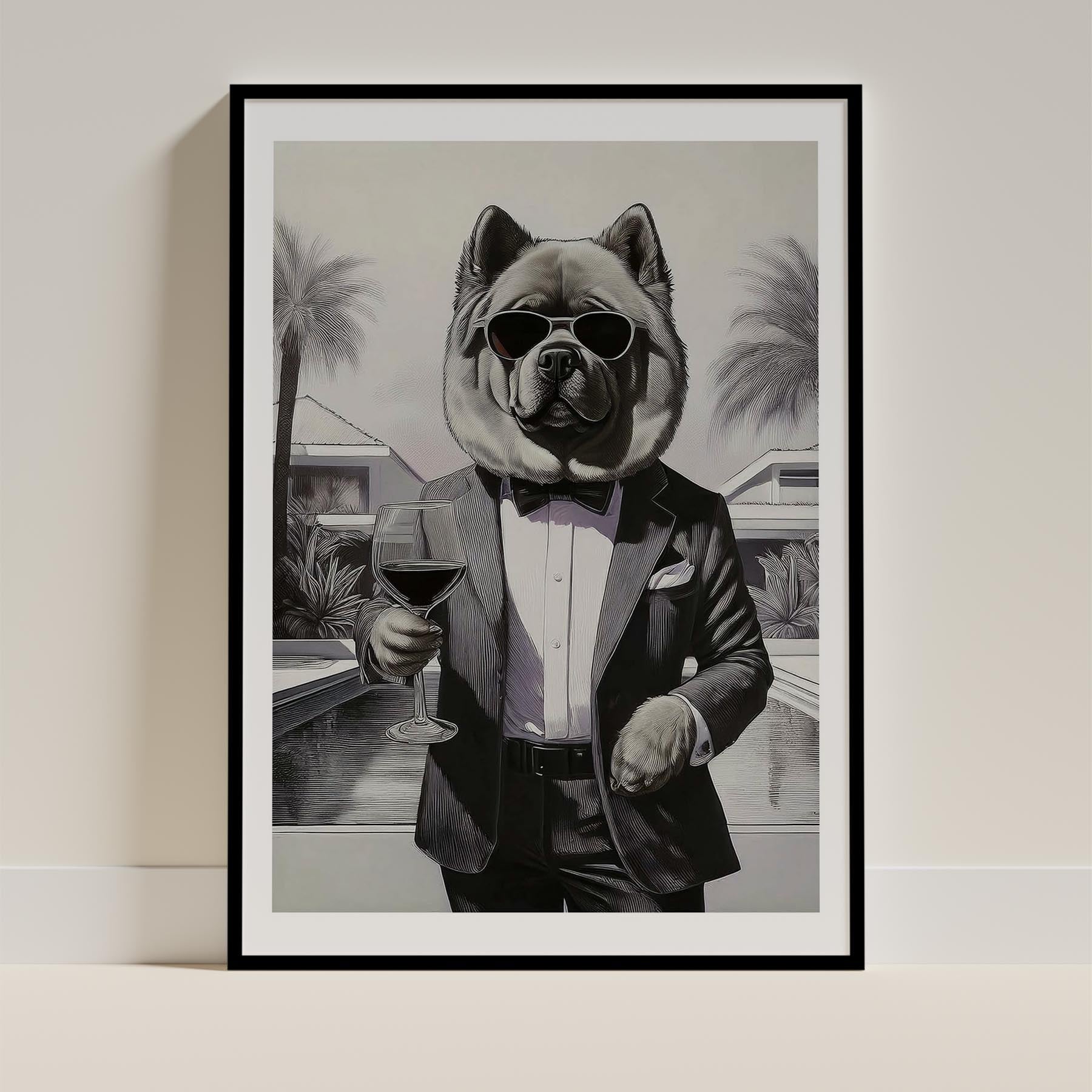 Chow Chow Dog Art Print Unframed Vol 1 | 11 Unique Designs | Wall Art Gift for Dog Lovers - Image 2 | Dogsy & Co