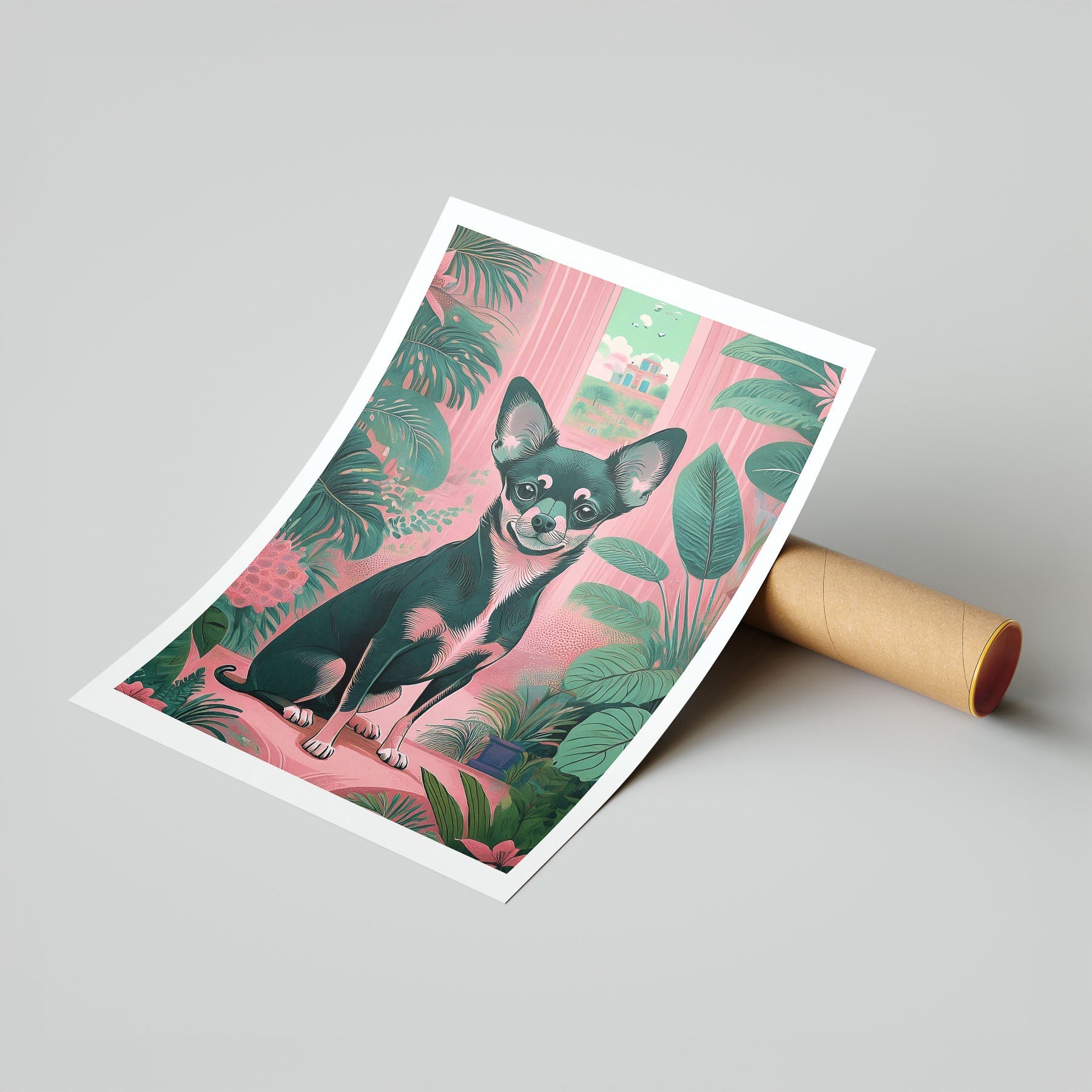 Chihuahua Flowery Dog image 7