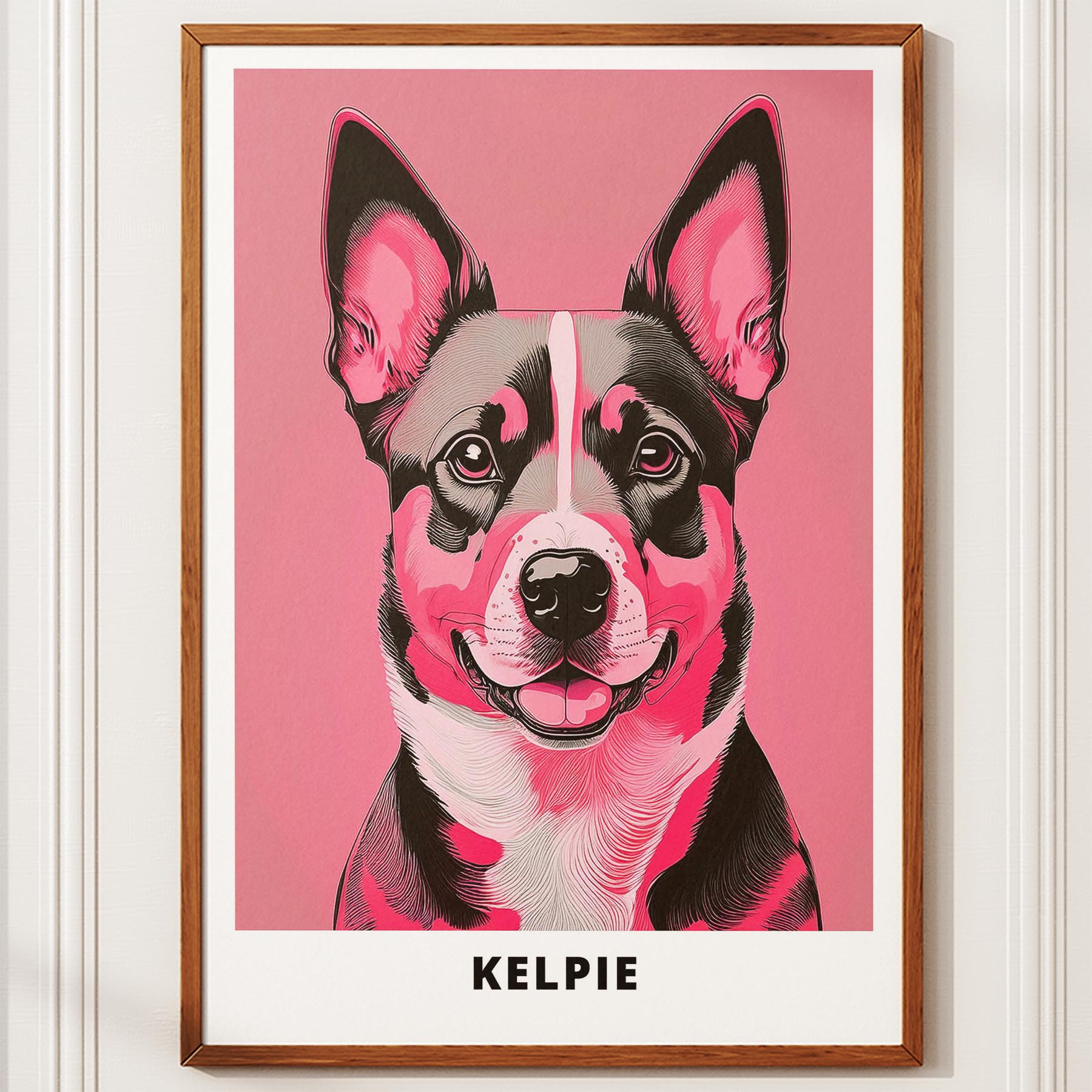 Kelpie Pink and Black Dog Series 1 image 10