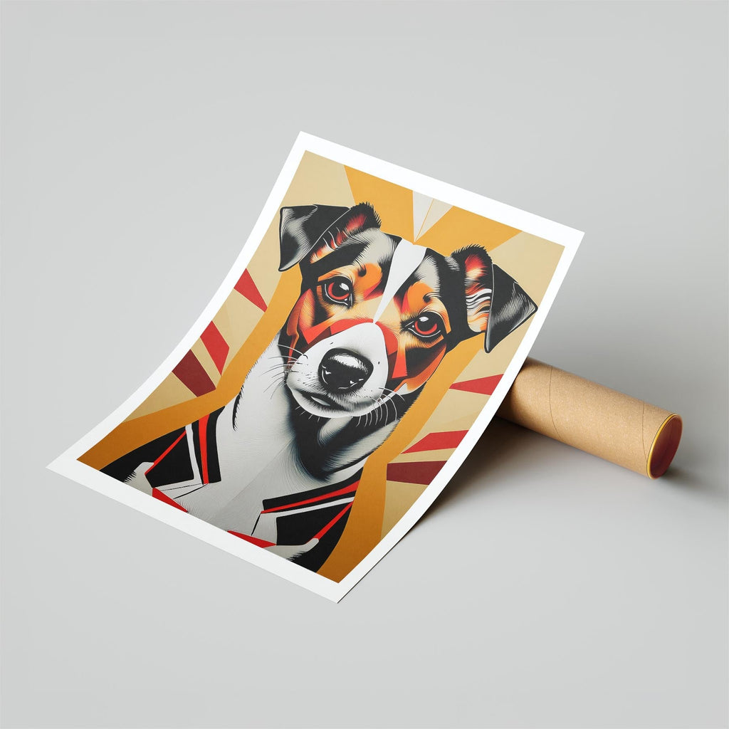 Jack Russell Geometric Orange Series image 6