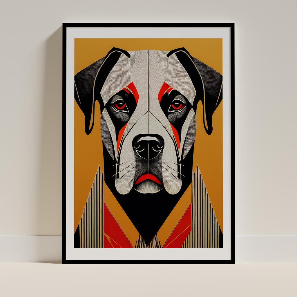 Mastiff Geometric Orange Series image 0
