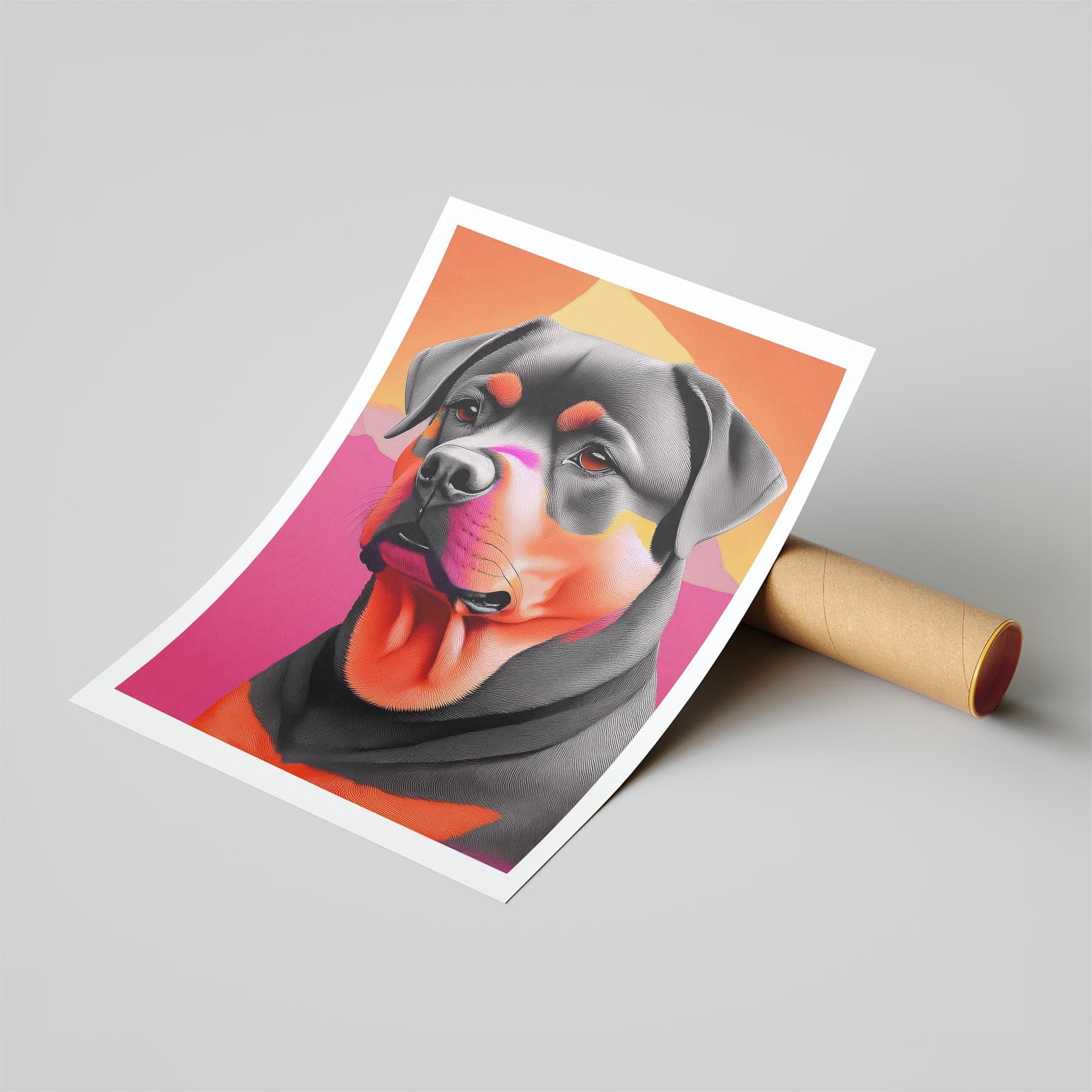 Rottweiler Modern Pop Dog Series image 6