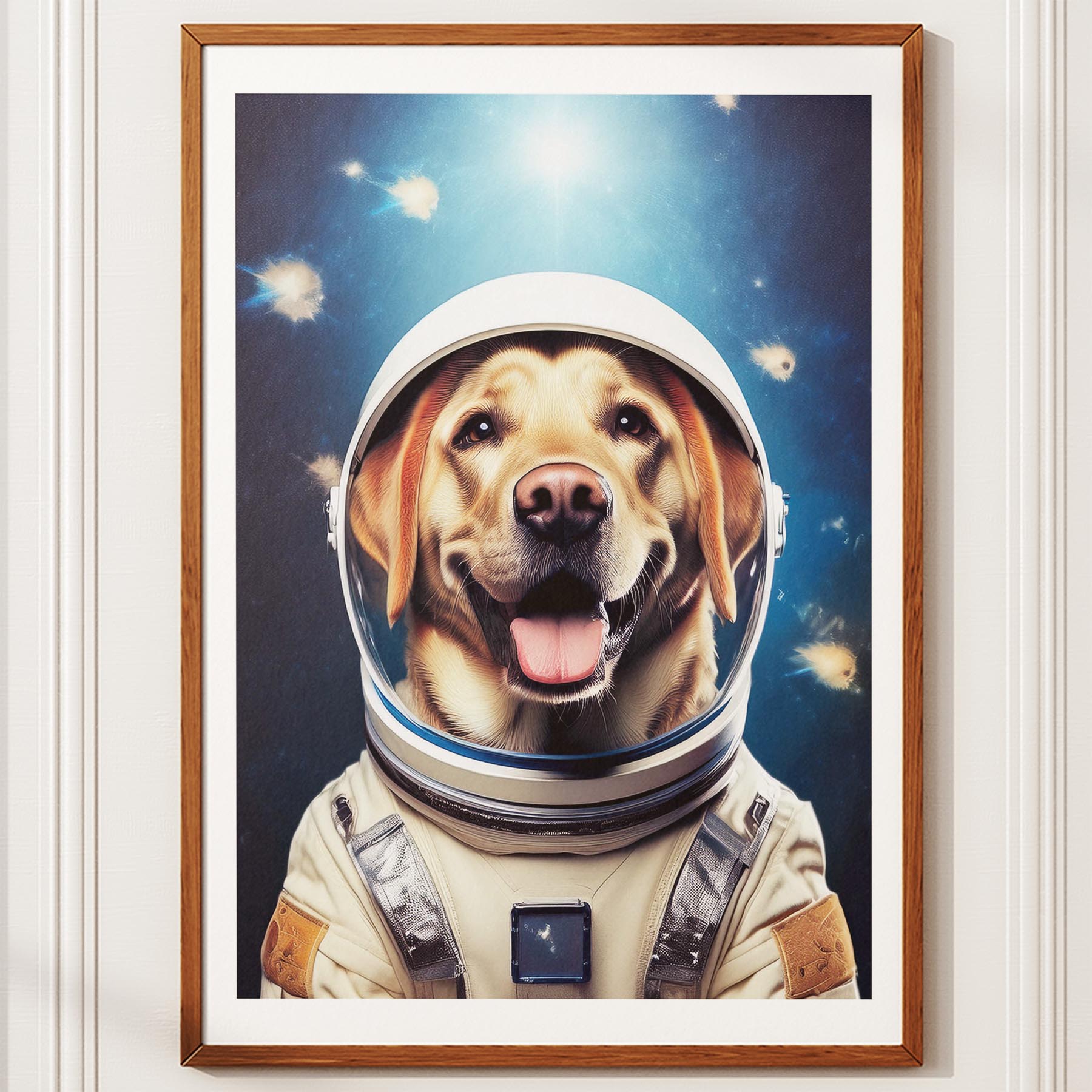 Labrador Retriever Astronaut Dog Series image 10