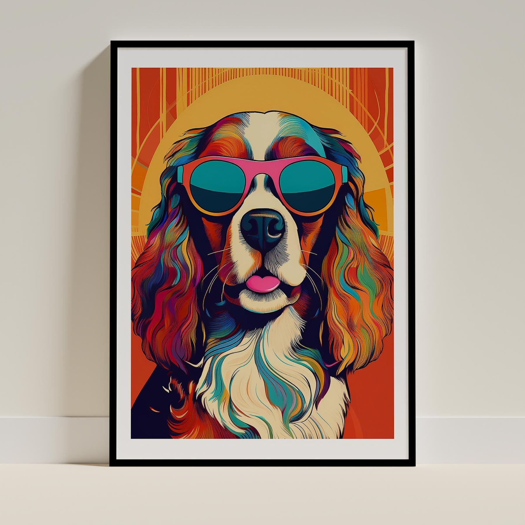 Cavalier King Charles Spaniel Dog Art Print Unframed Vol 1 | 11 Unique Designs | Wall Art Gift for Dog Lovers - Image 10 |...