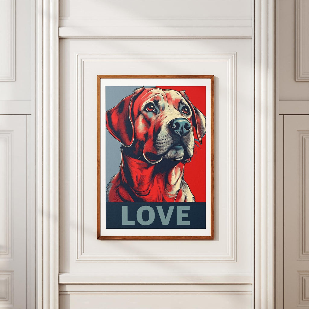 Labrador Retriever LOVE Series Inspired by the Obama Poster image 3