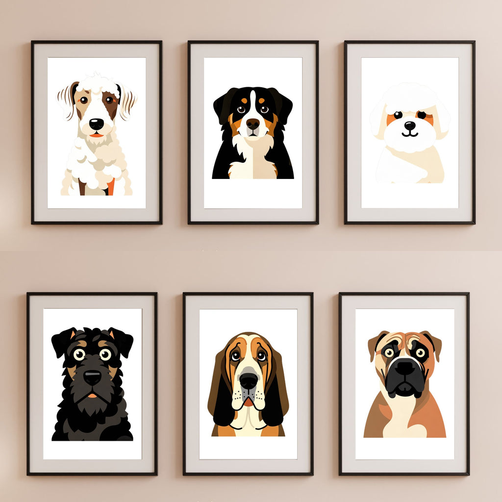 Bold Block Art Print - Framed Nursery Mockup