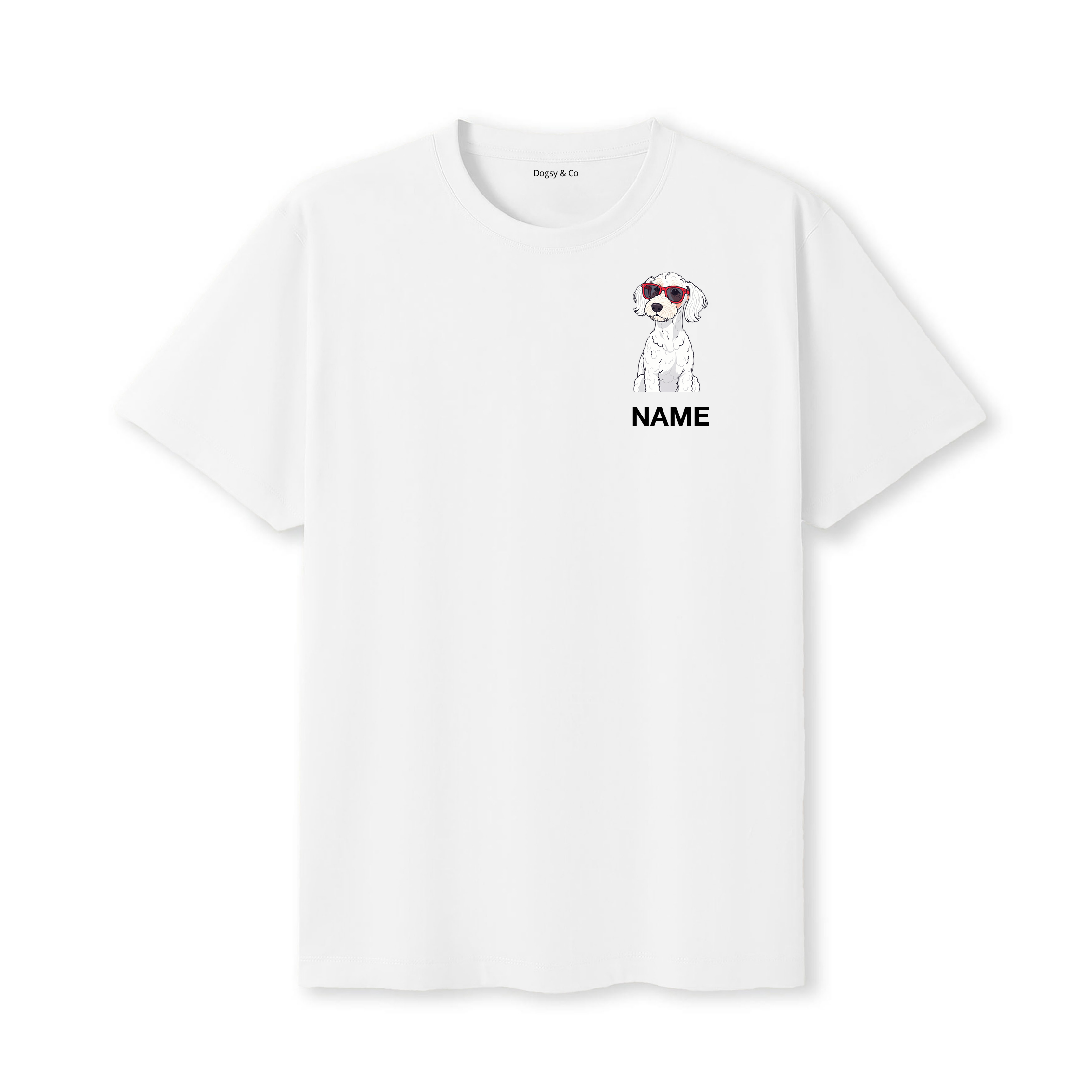 Bedlington Terrier Cool Dog Custom T-Shirt - White