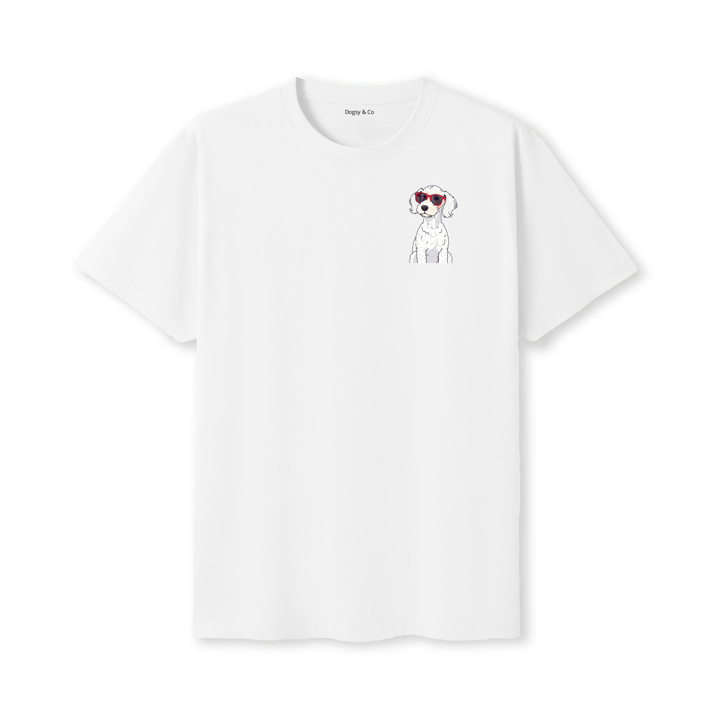 Bedlington Terrier Cool Dog T-Shirt - White