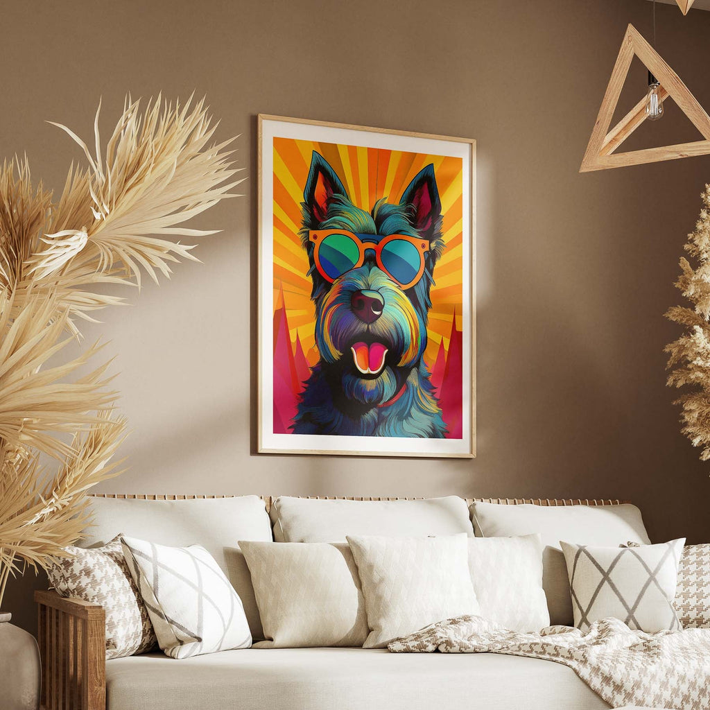 Scottish Terrier In Colourful Sunnies 1 image 5