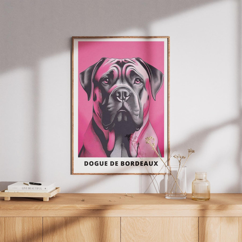 Dogue de Bordeaux Pink and Black Dog Series 1 image 8