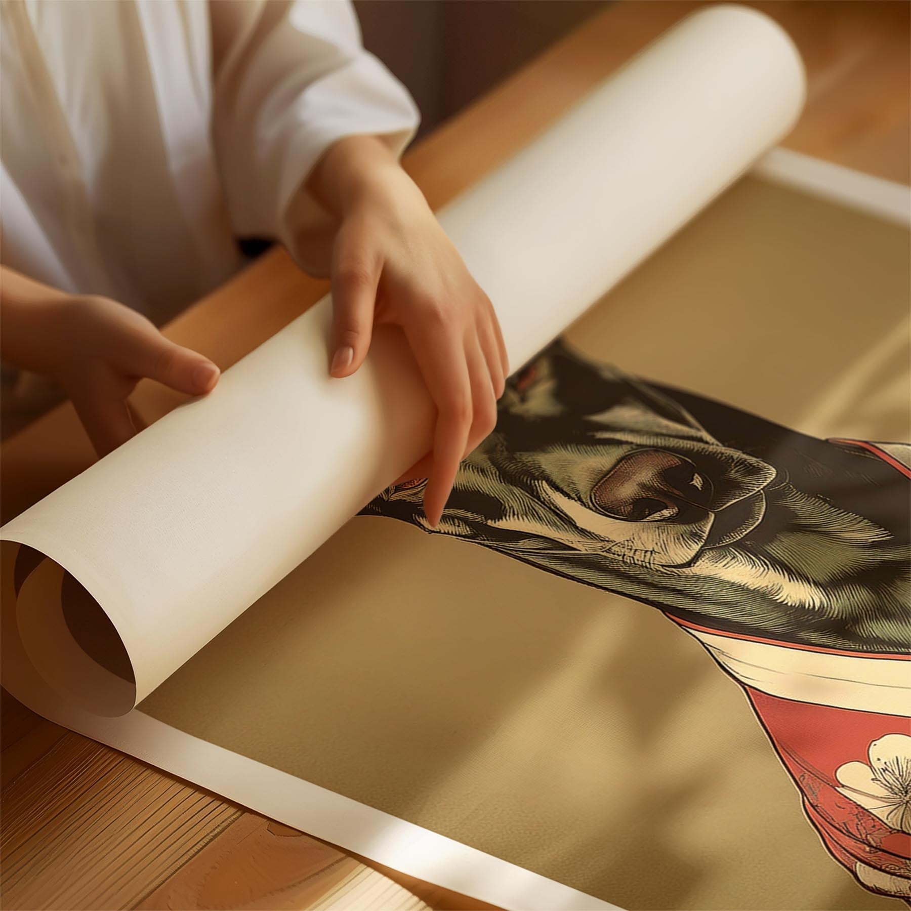 Doberman Japanse Kimono Dog Series image 1