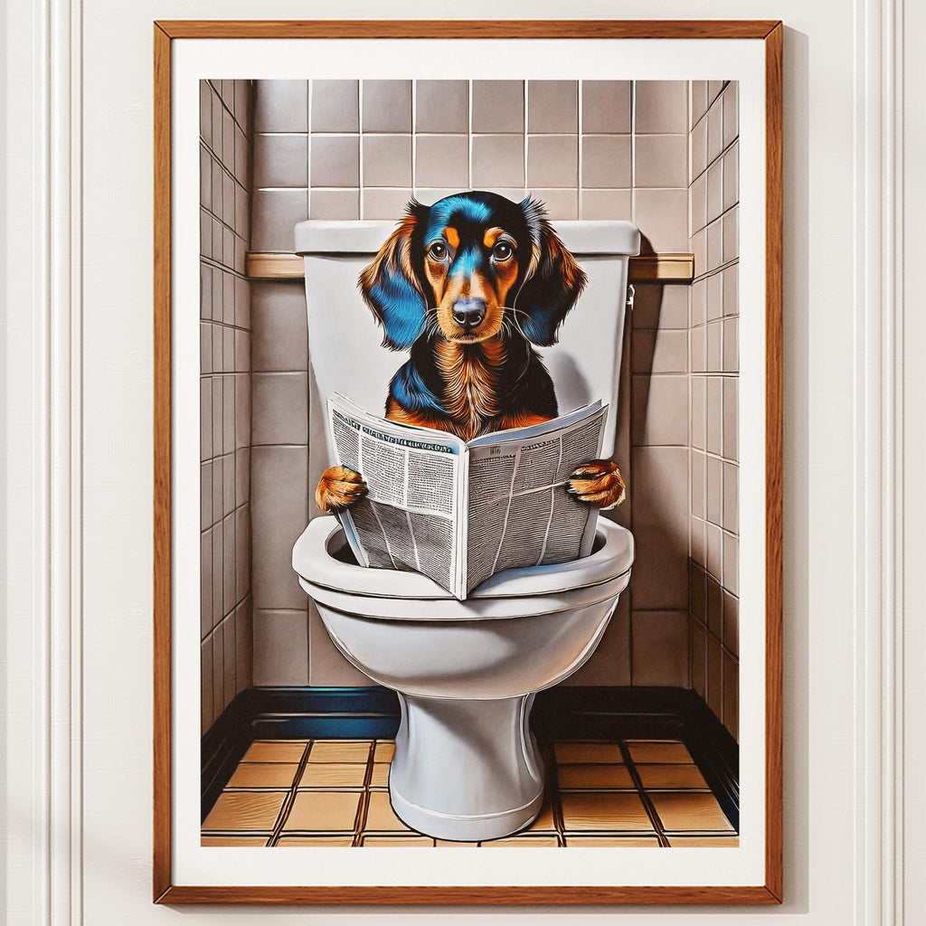 Dachshund Toilet Humour Dog Series 4 image 10