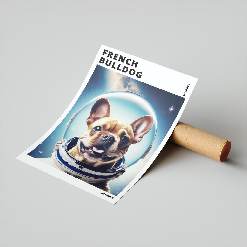 French Bulldog Astronaut Dog Series with Text Astro Dog image 6